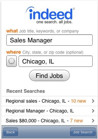 JobSearch iPad
