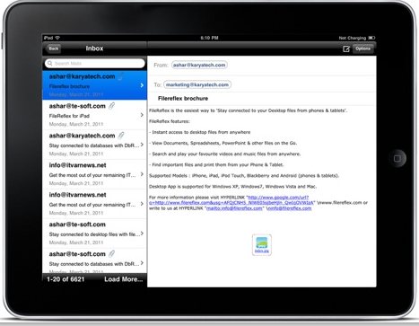 OutlookReflex iPad