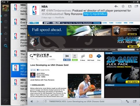 Twitter iPad