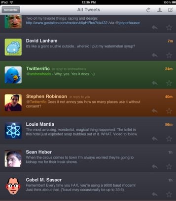 Twitterrific iPad