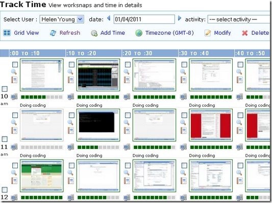 Worksnaps Dashboard