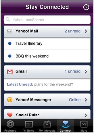 Yahoo Mail iPad