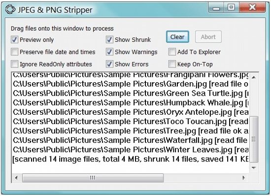 Jpeg PNG Stripper