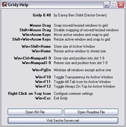 gridy windows snapper
