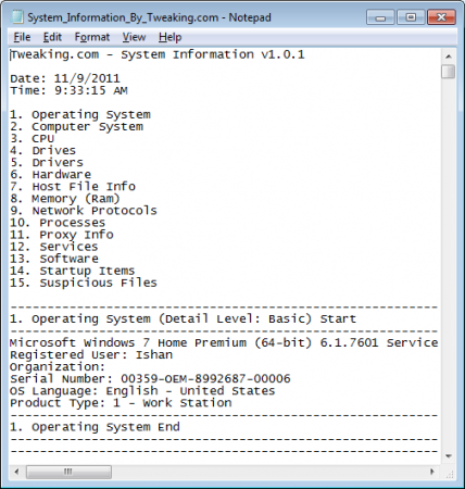 Free Software to Retrieve System Information