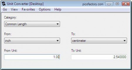 portable unit converter