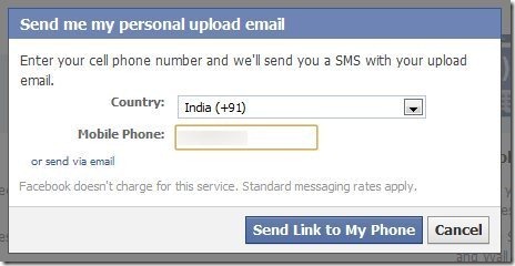 How to update Facebook status via Email 2