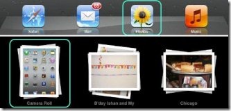 how to create a new photo album on iPad