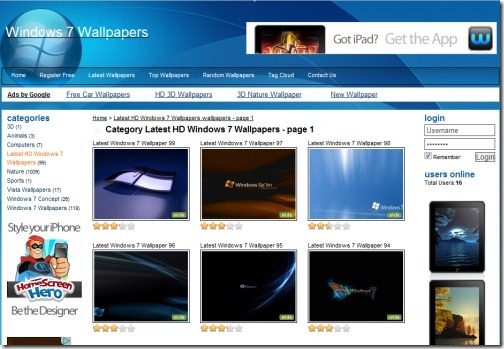 Windows 7 wallpapers