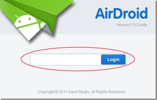 Airdroid Password
