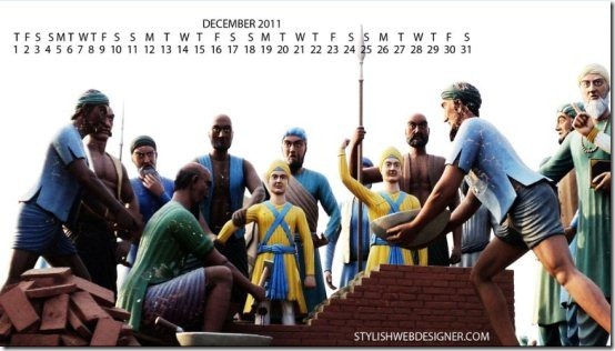 December2011 Calendar wallpaper005