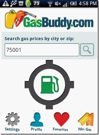 GasBuddy Home Page