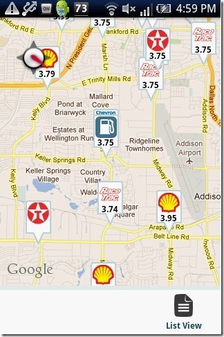 GasBuddy Map