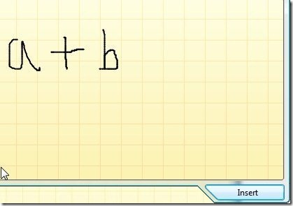 Math Input Panel005