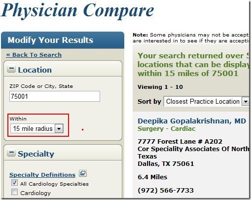 Physician compare003