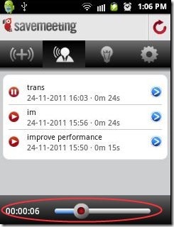 Save Meeting Audio Player