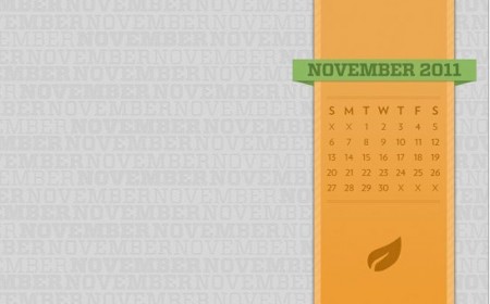desktop wallpaper calendar November PL