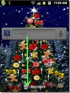 Android Widget Delete