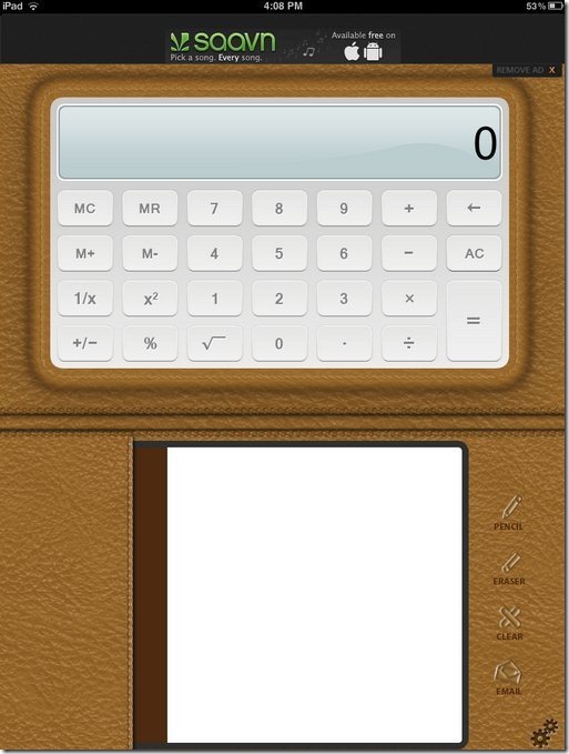 Calculator book home page