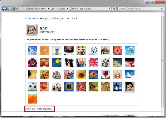 Change user account picture003