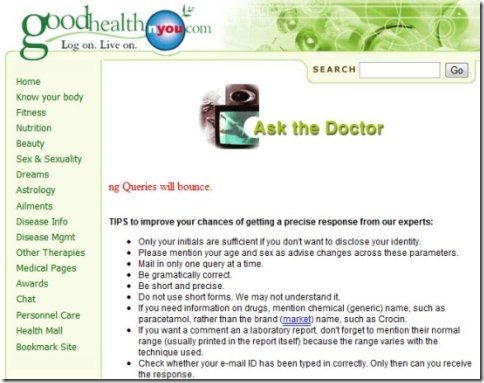 Free online medical advice 001