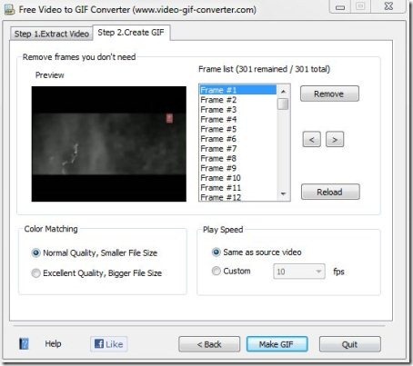 Free video to GIF converter001