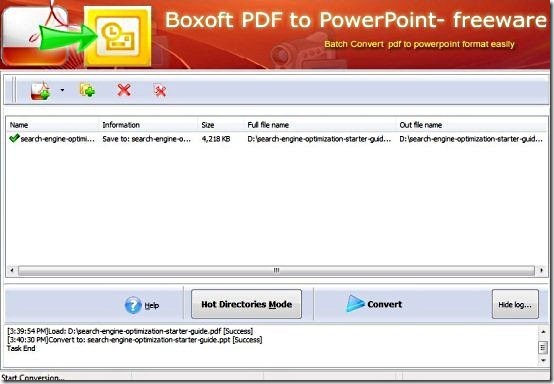 PDF to PPT converter001
