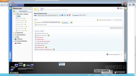 file sharing weezo