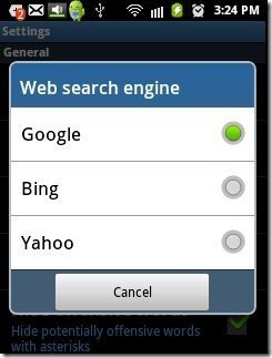 Vlingo Search Engine