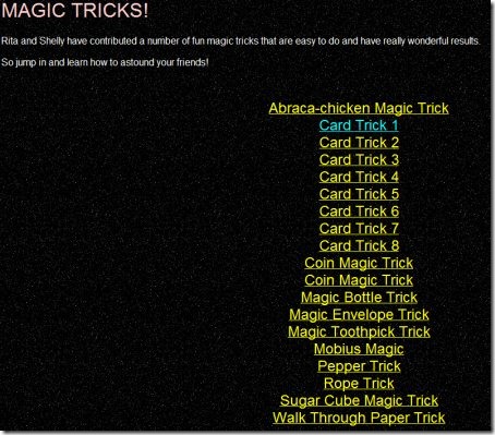 magictricks