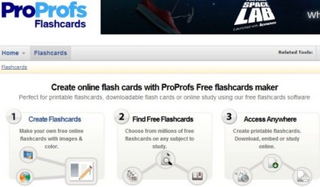 Flash Card Software proprofs