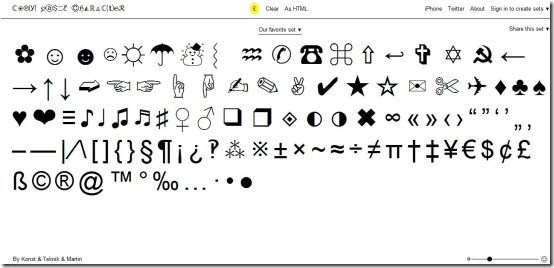 Copy Paste Symbols 001