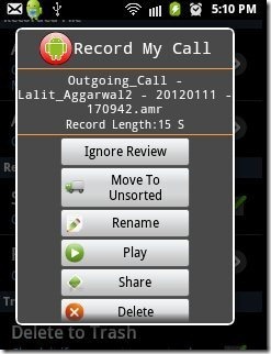 Record My Call App