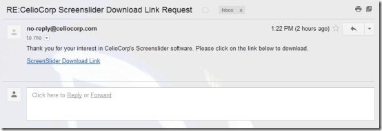 ScreenSlider Developer Mail