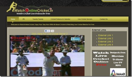 Watch Live Cricket 001