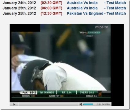 Watch Live Cricket 003
