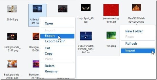 AirDroid Export And Import