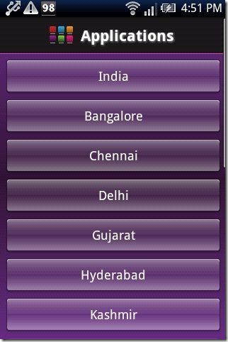 Android India State Wise Apps