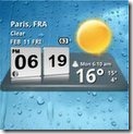 Android weather widget