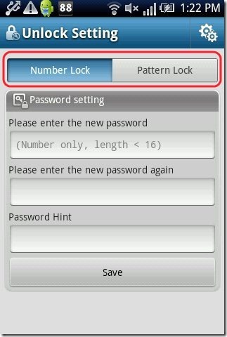 App Lock two lock mode
