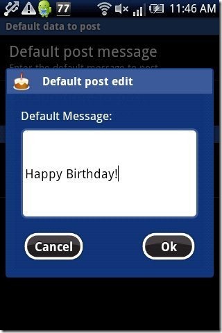 Birthday Scheduler App Automated message