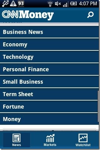 CNNMoney App