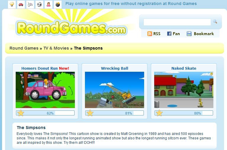 Play free games online without downloading at RoundGames