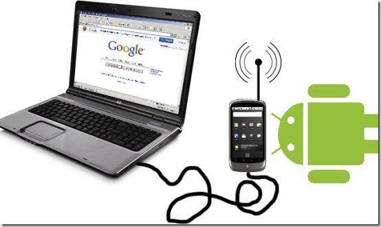 Android Internet Connection With PC