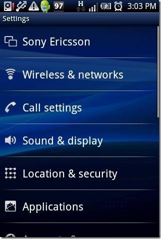 Android Wireless Option