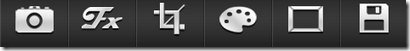 FX Photo Editor App Toolbar
