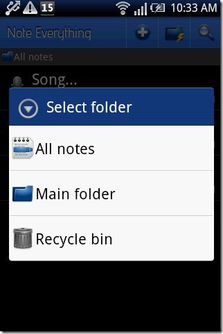 Note Everything App Recycle Bin