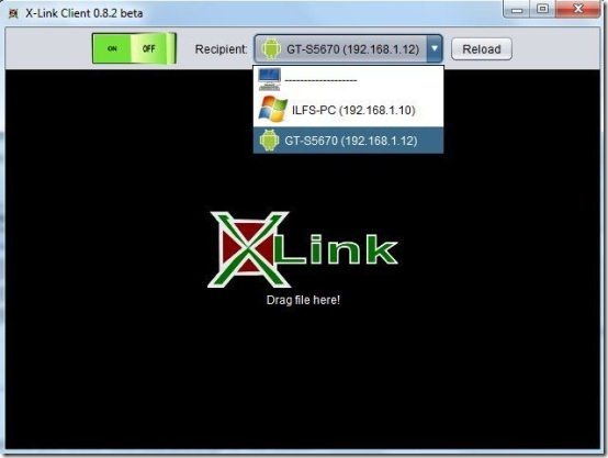 X-Link Client Recipient List