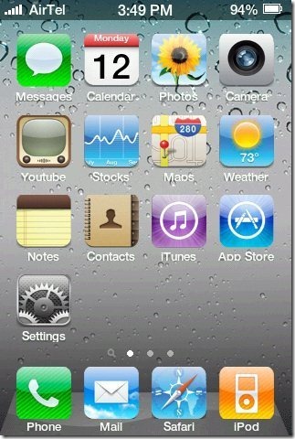 iPhone 4S Screen App