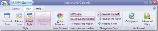 interactive calender 2